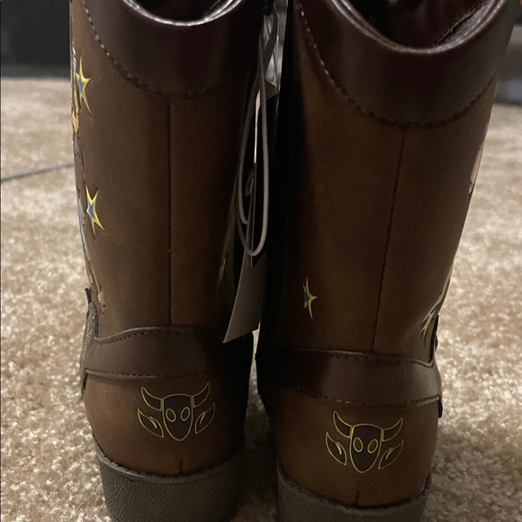 Disney Brown Kids Boots with Woody and Bullseye - Picture 5 of 7